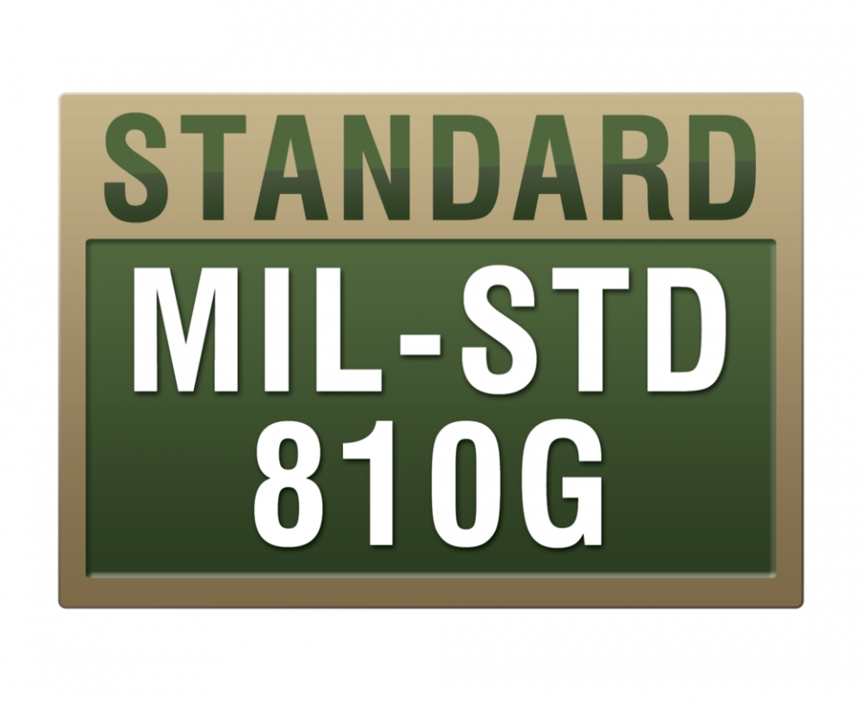 MIL-STD-810G 인증을 획득한 노트북은 전쟁터와 같이 혹독한 환경에서도 사용이 가능할 수준의 내구성과 신뢰도를 보유하고 있다.