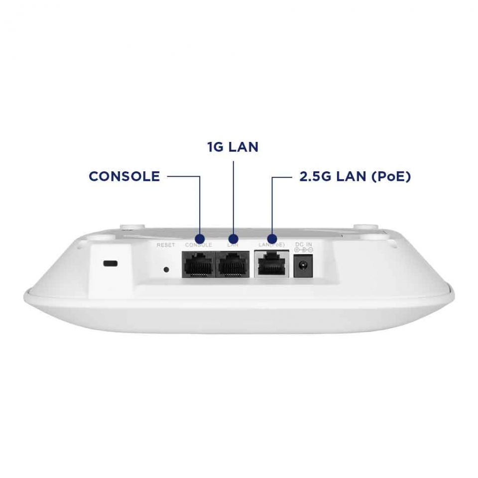 2.5G LAN 포트에서 PoE를 지원한다.