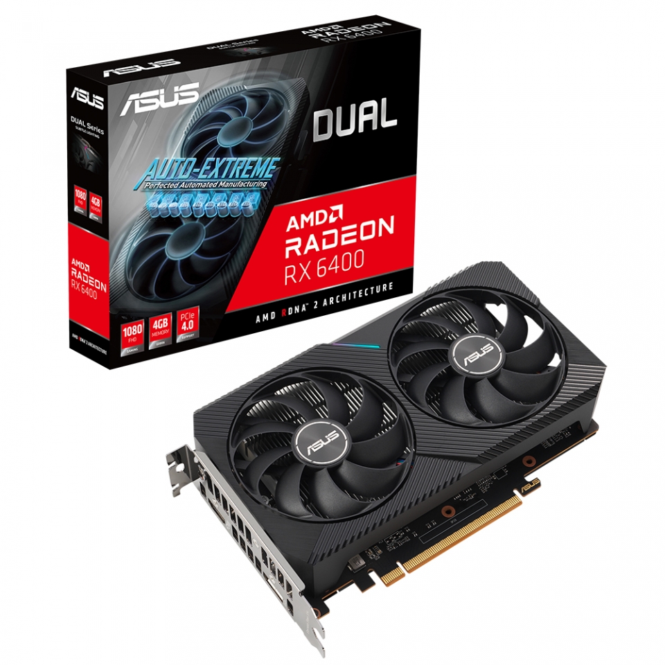 ASUS Dual Radeon RX 6400.