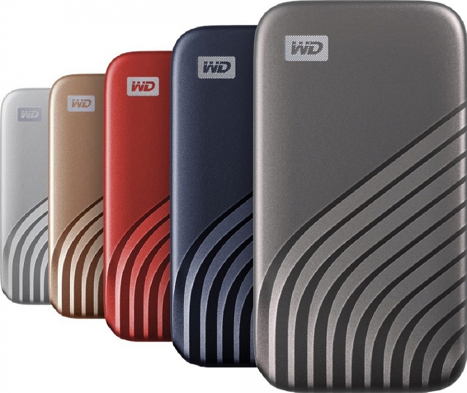 WD 마이 패스포트 SSD.<br>