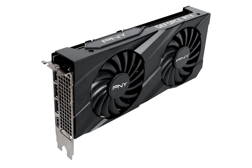 마이크로닉스가 유통하는 PNY GeForce RTX 3060 Ti VERTO 8GB DUAL 그래픽카드.