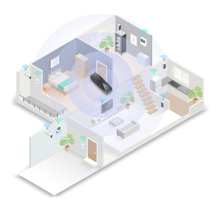 Wi-Fi 6의 주된 장점 중 하나는 더 넓은 커버리지가 지원된다는 것이다.